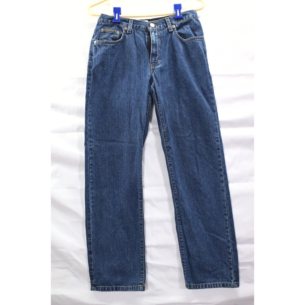 Vintage Calvin Klein CK Jeans Women's Size 6 Low Rider Straight Leg Denim Y2K
